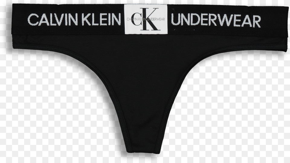 Calvin Klein Monogram Thong Black Calvin Klein, Clothing, Lingerie, Panties, Underwear Png Image