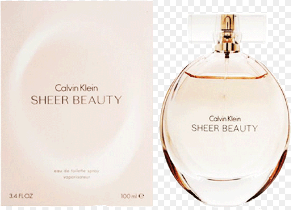Calvin Klein Sheer Beauty Edt For Ladies 100 Ml, Bottle, Cosmetics, Perfume Png Image