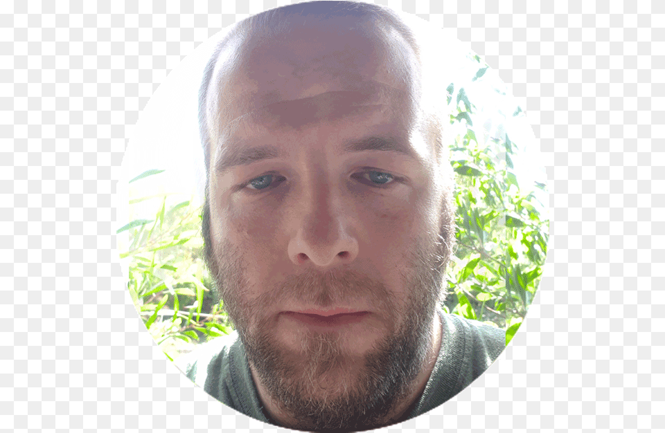 Calvin Thomas Has Spent 20 Years Growing In The Wild Selfie, Adult, Beard, Face, Head Free Png