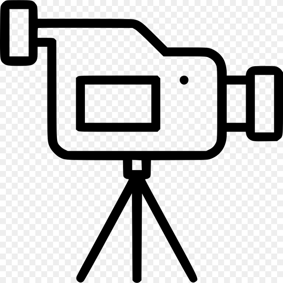 Cam Camera Video Record Media Device Camcorder Stand Tripod, Gas Pump, Machine, Pump Free Png Download