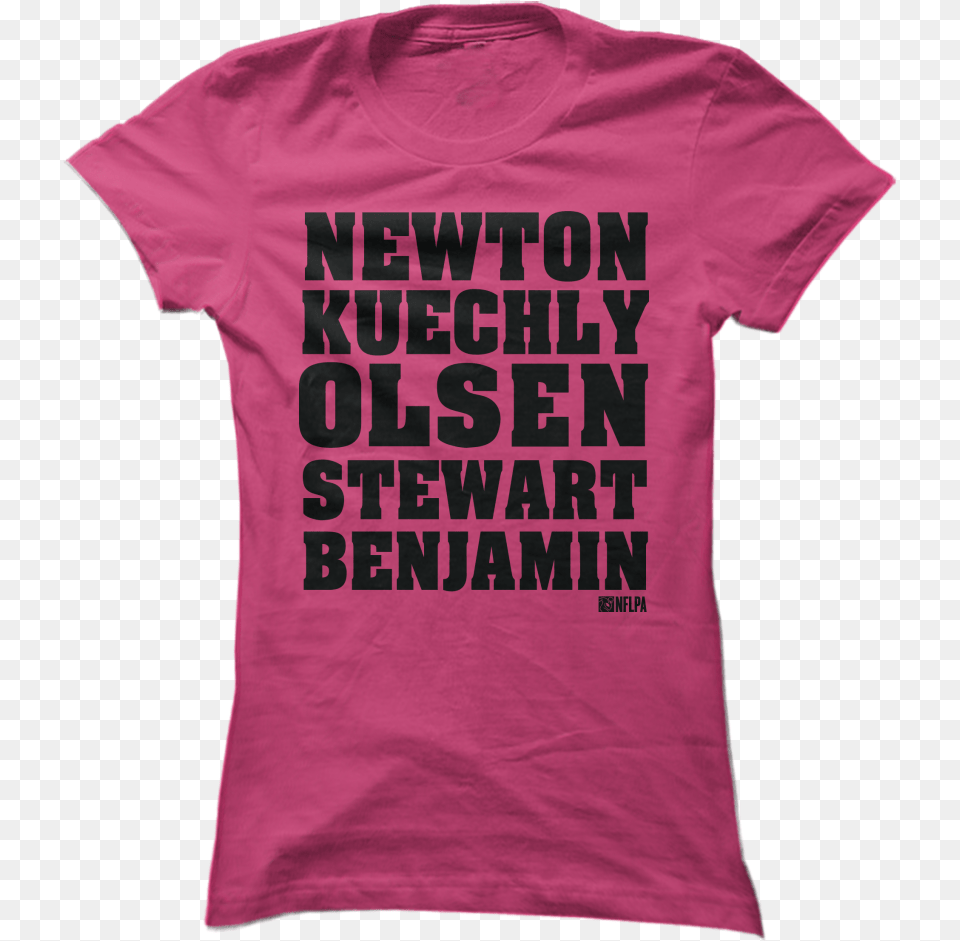 Cam Newton Big Names T Shirt, Clothing, T-shirt Free Transparent Png