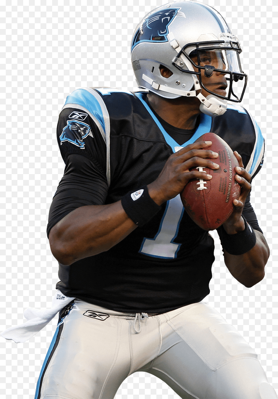 Cam Newton Carolina Panthers Art Download Cam Newton Wallpaper Panthers, Helmet, Person, People, Sport Png Image