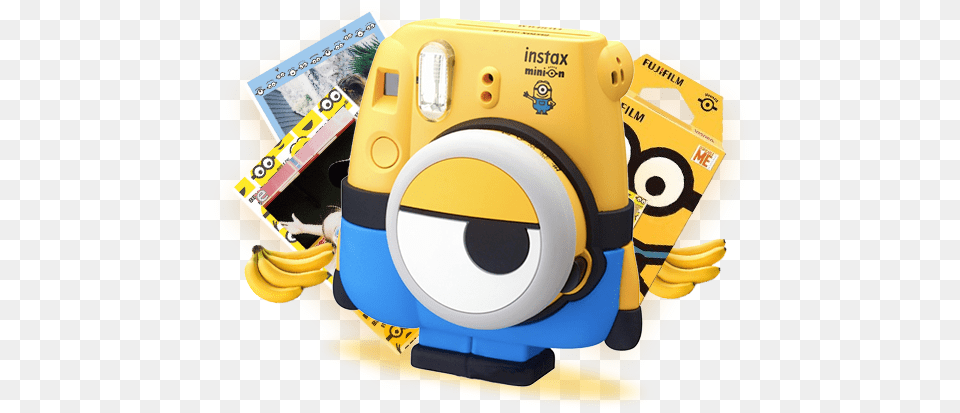 Camara Instax Mini Minion, Banana, Food, Fruit, Plant Free Png Download