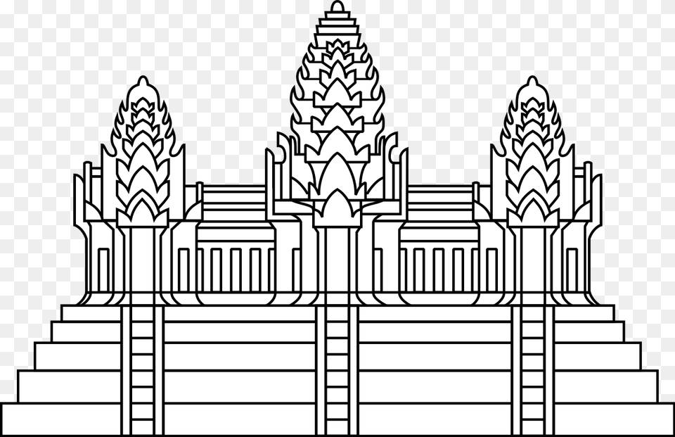 Cambodia Flag Angkor Wat, Art Free Transparent Png