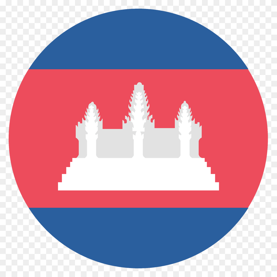 Cambodia Flag Emoji Clipart, Logo, Disk Free Transparent Png