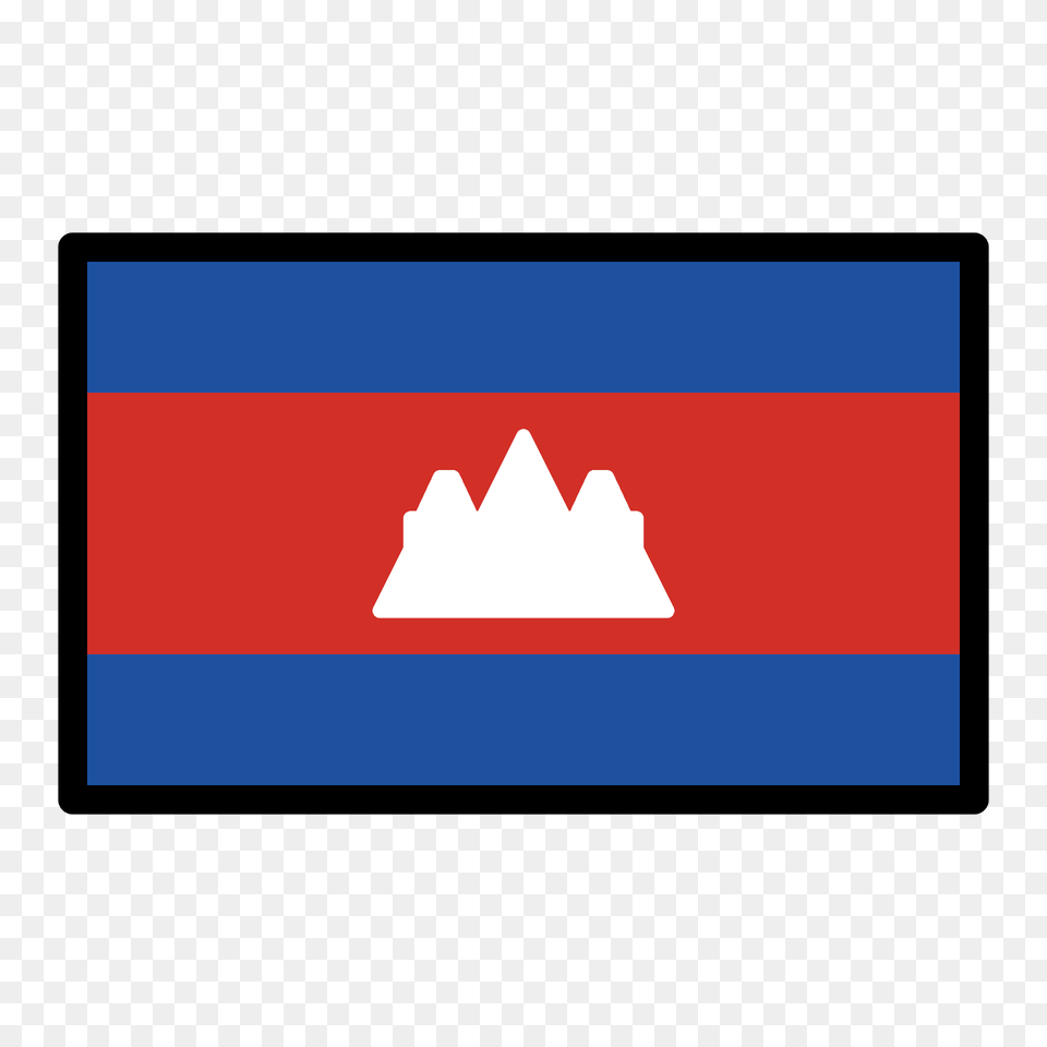 Cambodia Flag Emoji Clipart, Nature, Outdoors, Logo Free Png