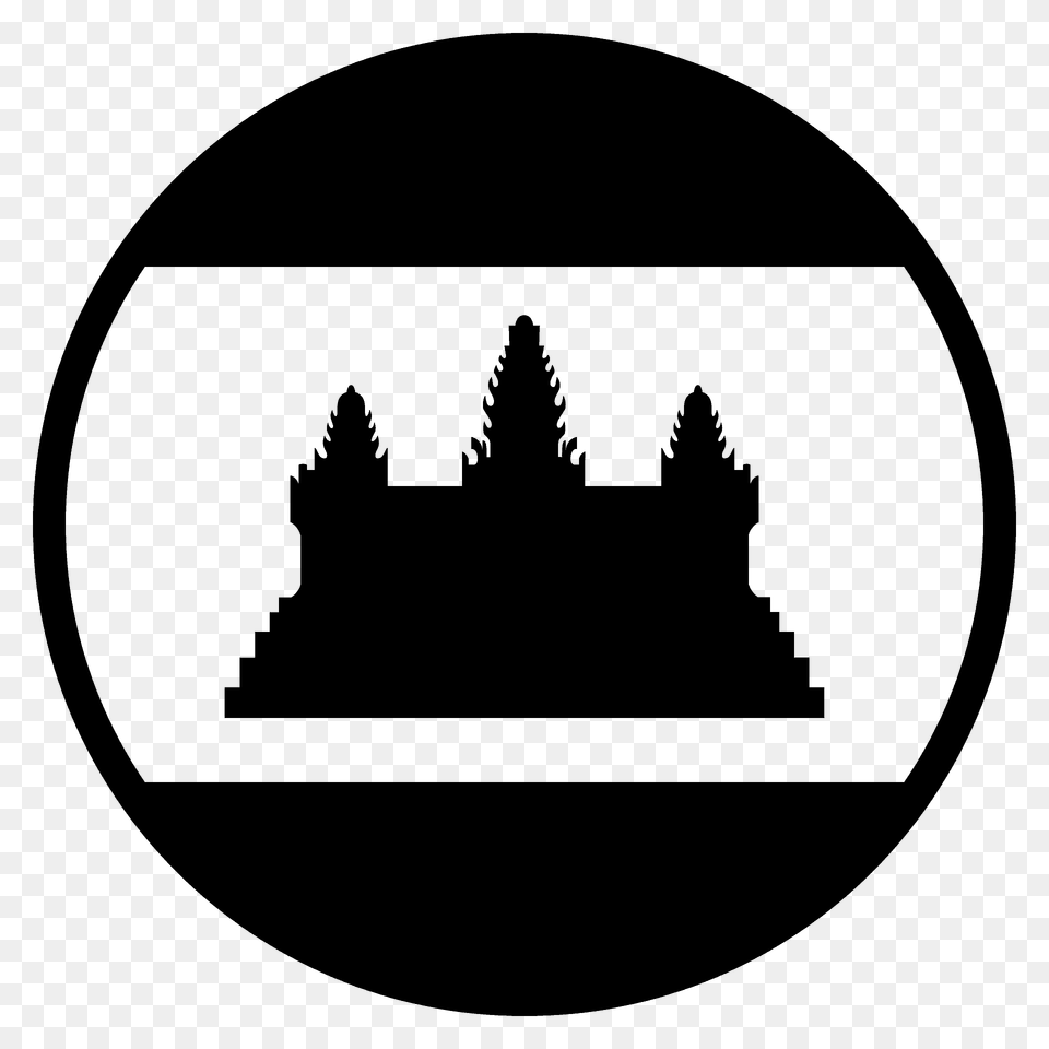 Cambodia Flag Emoji Clipart, Disk, Logo Free Transparent Png