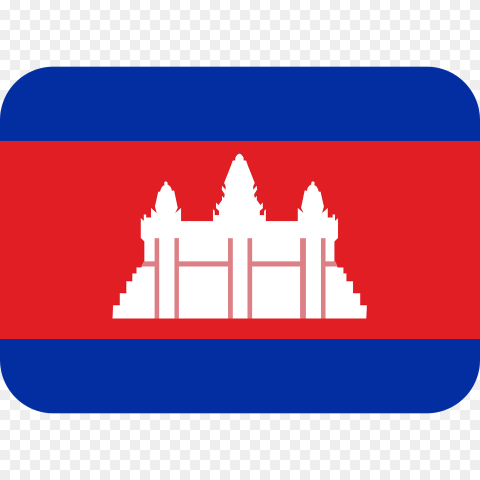 Cambodia Flag Emoji Clipart, Logo Png Image