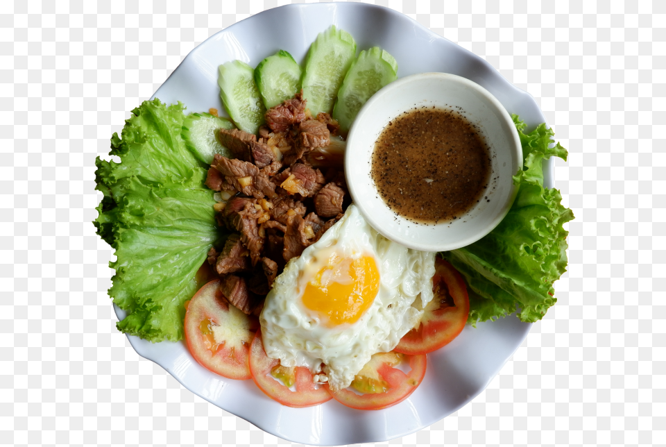 Cambodian Muslim Restaurant Halal Food Fried Egg, Brunch, Meal, Lunch, Food Presentation Free Png Download