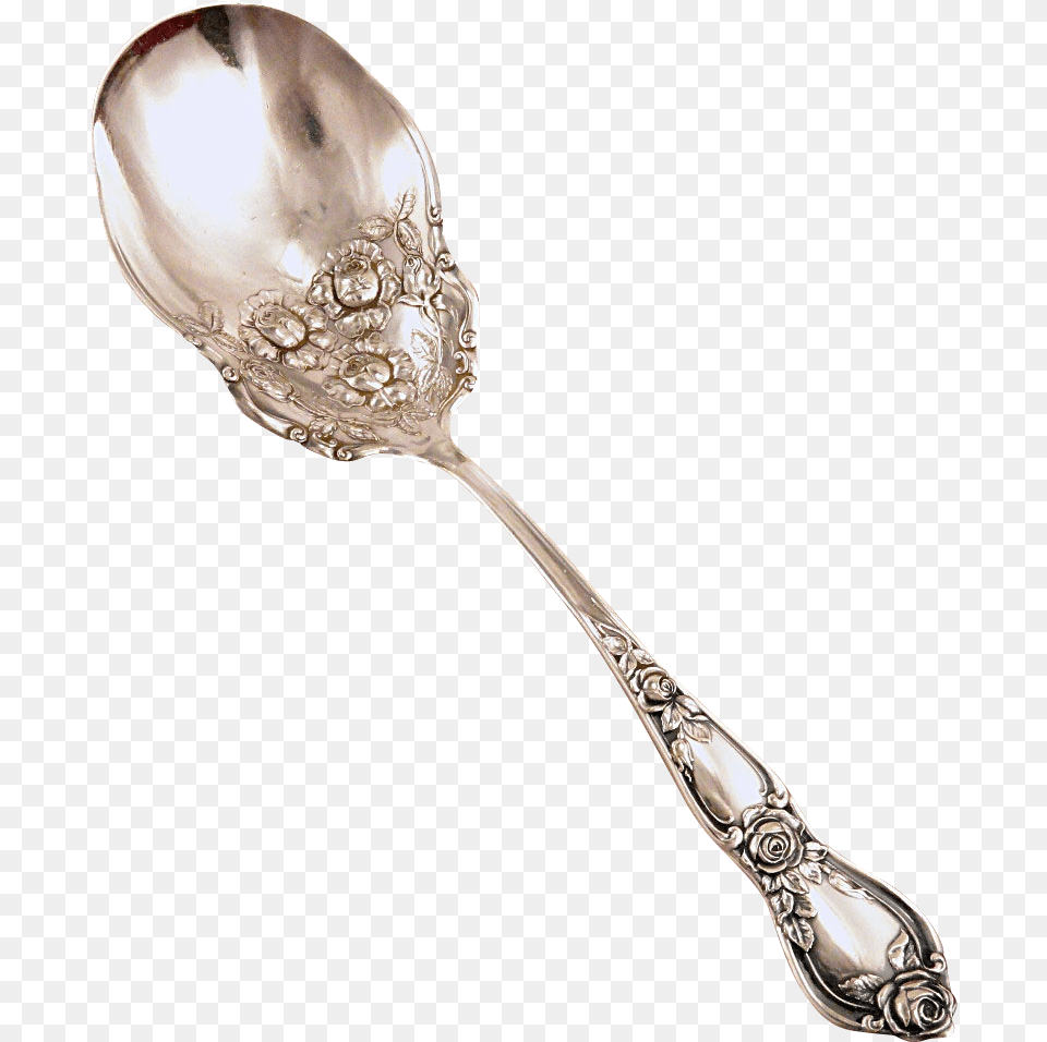 Cambridge Silverplate Company Serving Spoon Roses, Cutlery Free Png Download