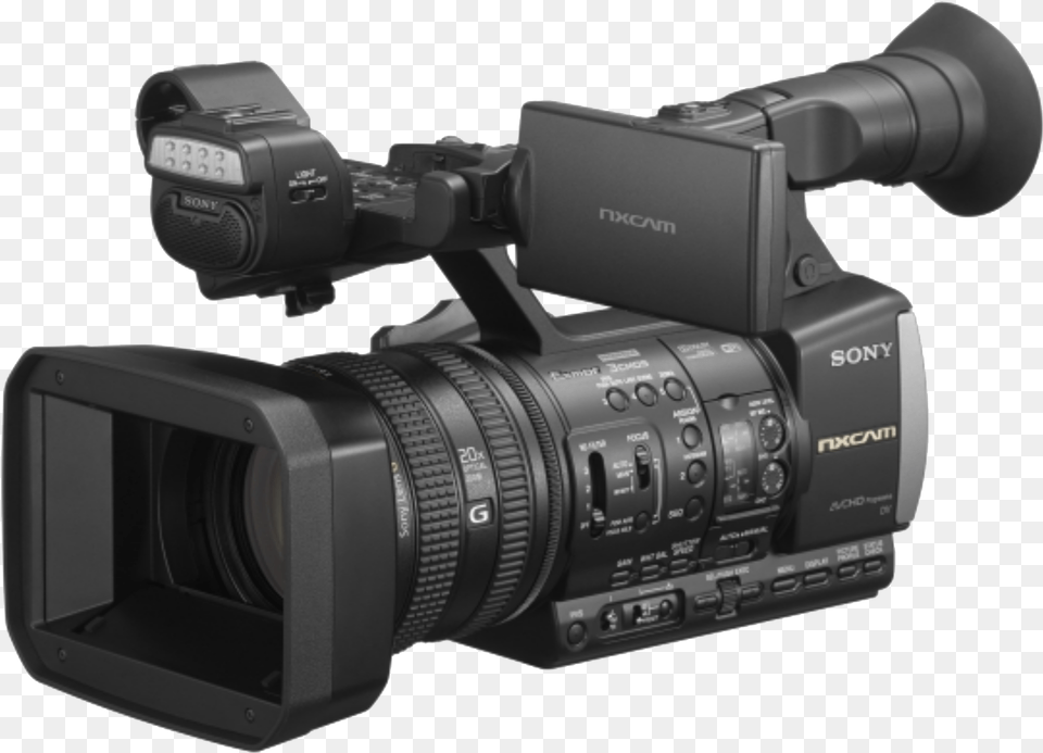 Camcorder 1080p Video Camera Point Sony Nx5 Video Camera, Electronics, Video Camera Free Png Download