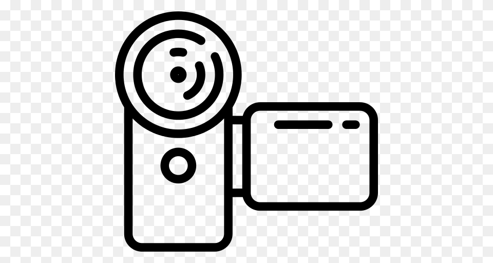 Camcorder Icon, Gray Free Transparent Png