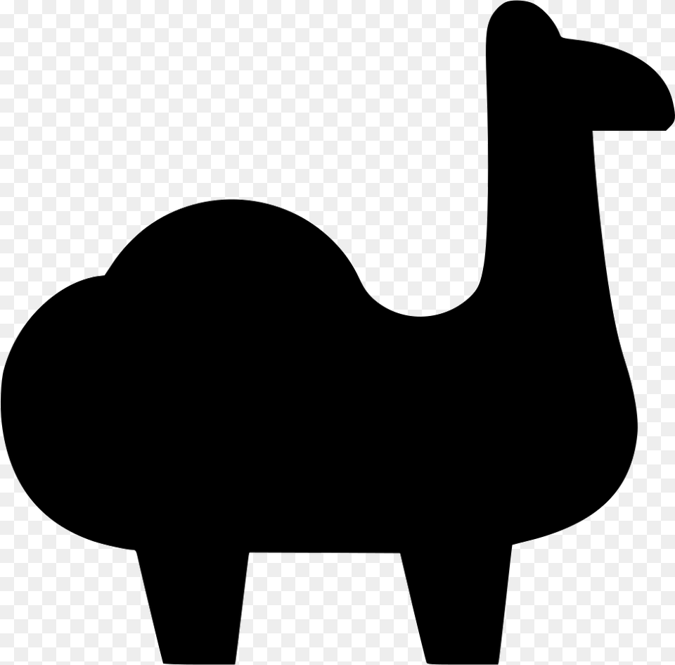 Camel Camelid, Silhouette, Animal Png Image