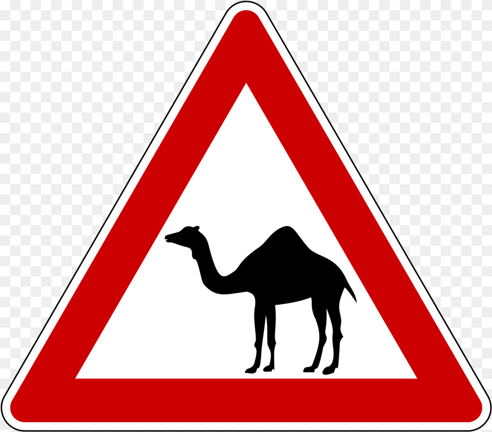 Camel Crossing Sign, Symbol, Road Sign, Animal, Mammal Free Png Download