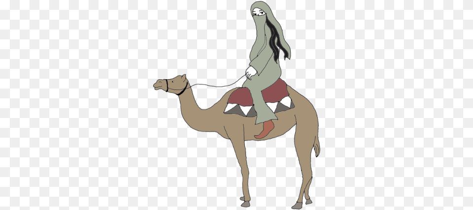 Camel Naked Girl And Camel Hump, Animal, Mammal, Adult, Female Free Png