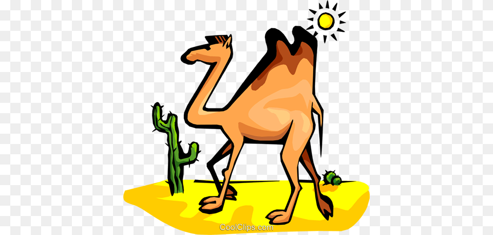 Camel Royalty Vector Clip Art Illustration, Animal, Mammal, Person, Horse Free Png Download