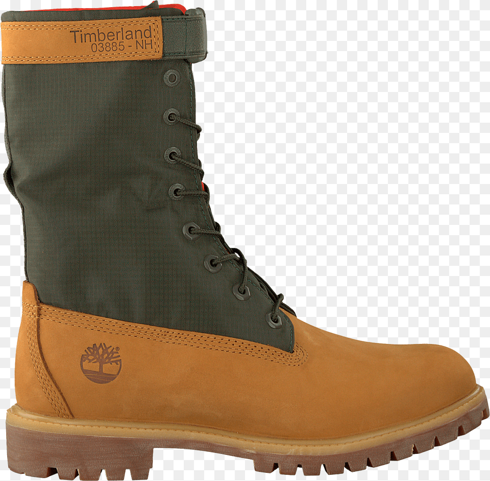 Camel Timberland Lace Up Boots In Premium Gaiter Boot Timberland Heren, Clothing, Footwear, Shoe Free Png