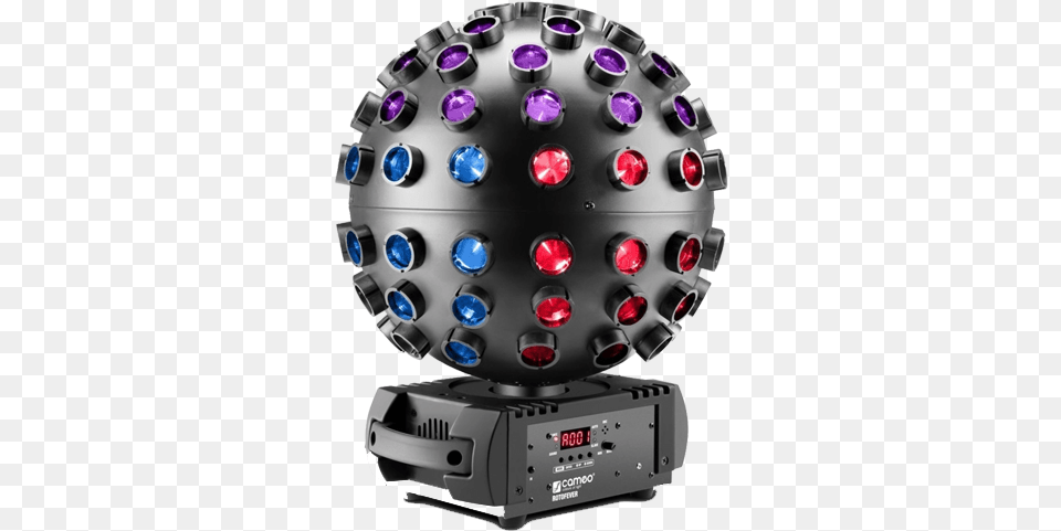 Cameo Rotofever Led Mirror Ball Emulator Led Mirror Ball, Sphere, Electrical Device, Lighting, Switch Png