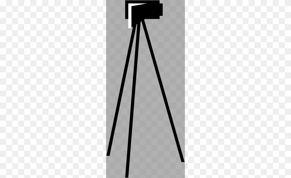 Camera Black And White Clipart, Tripod Free Png Download