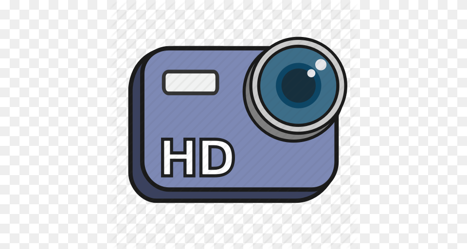 Camera Cartoon Hd High Definition Lens Video Icon, Electronics, Digital Camera, Video Camera Png