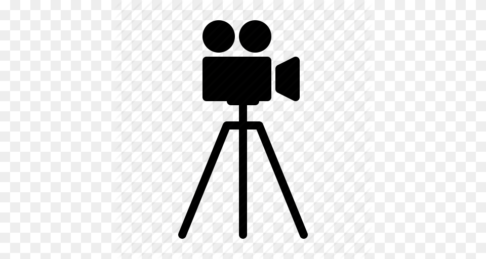 Camera Cinema Film Hollywood Production Video Icon, Tripod Png Image