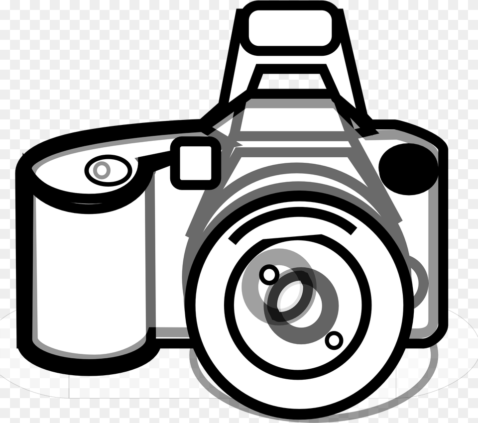 Camera Clipart Clipart Black And White, Digital Camera, Electronics, Device, Grass Free Png