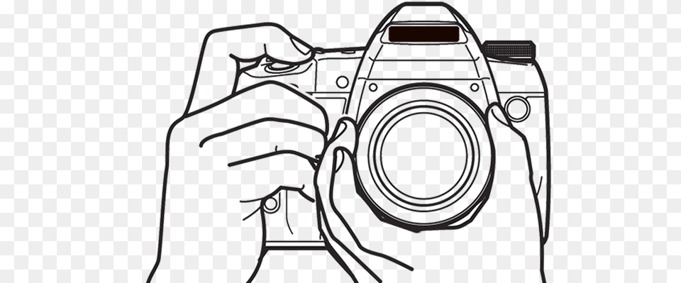 Camera Clipart Line Art Camera Drawing, Photography, Accessories, Strap, Electronics Png Image