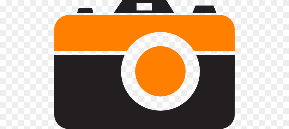 Camera Clipart Orange Camara De Fotos Ilustracion Png