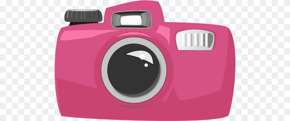 Camera Clipart Pink Camera Pink Camera Cartoon, Digital Camera, Electronics Free Png