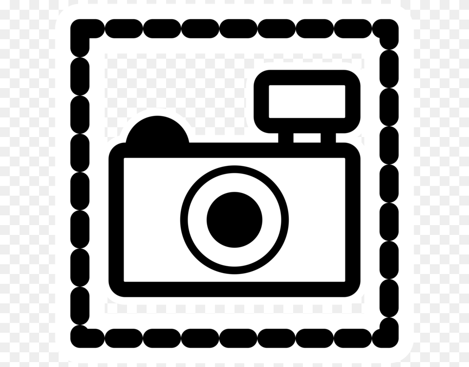 Camera Computer Icons Drawing Black And White, Electronics, Mobile Phone, Phone, Digital Camera Free Png Download