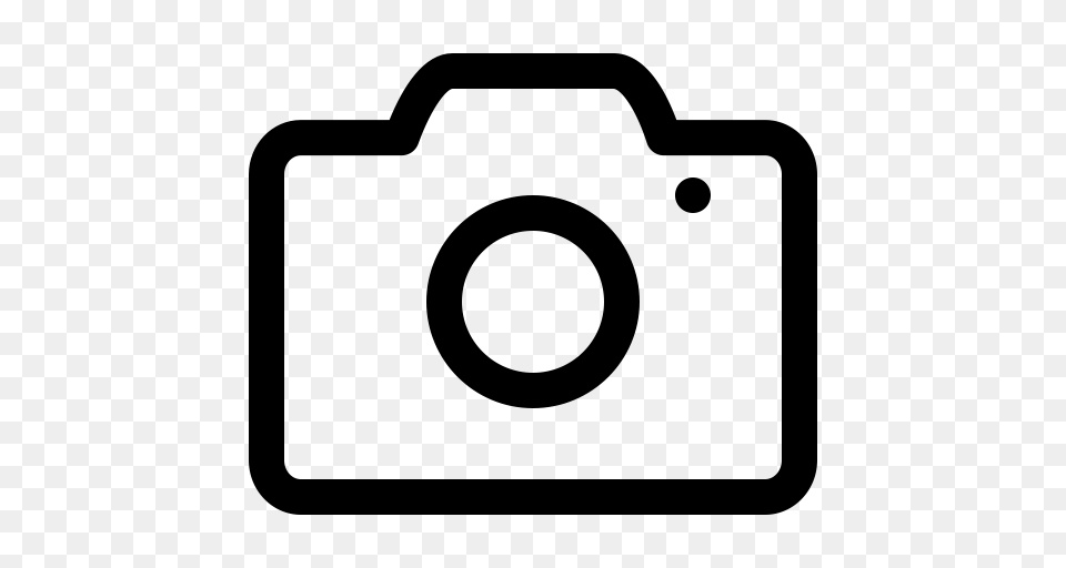 Camera Document Extension Icon With And Vector Format, Gray Free Transparent Png