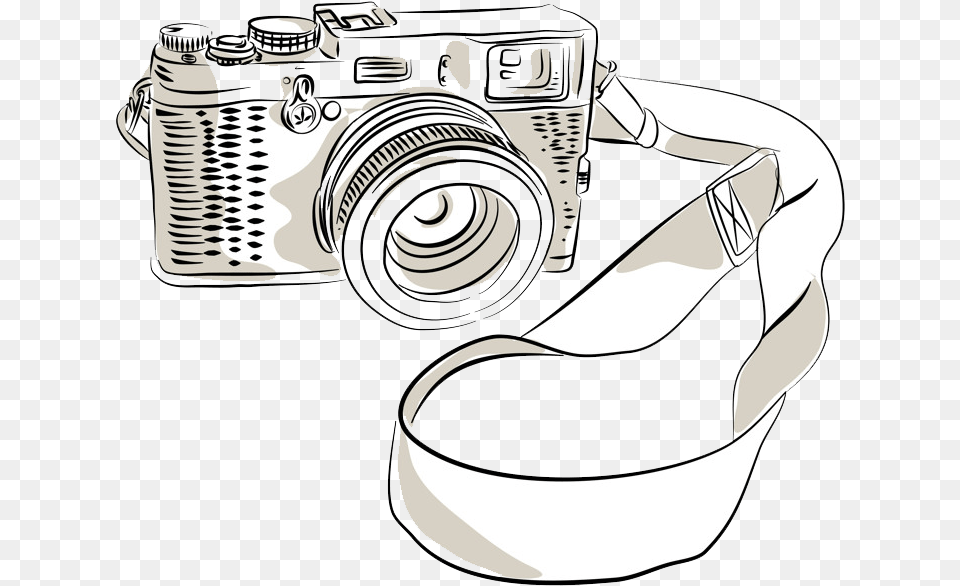 Camera Drawing, Accessories, Strap, Electronics Png Image