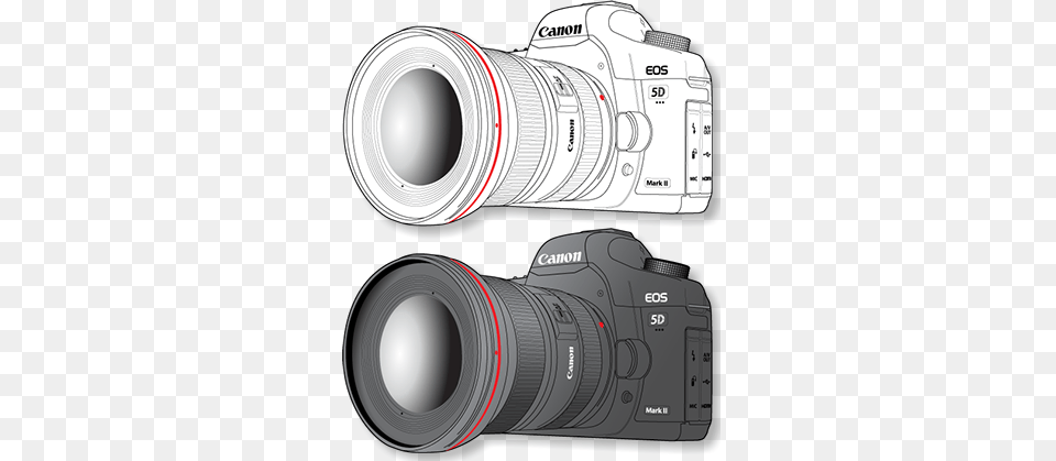 Camera Drawing Canon, Digital Camera, Electronics, Video Camera Free Png Download