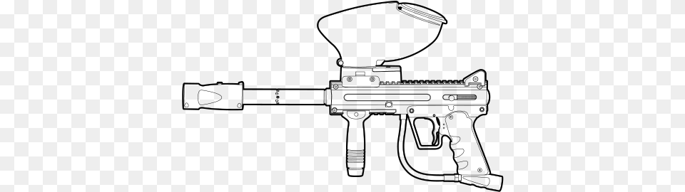 Camera Drawing Gun Assault Rifle, Gray Png