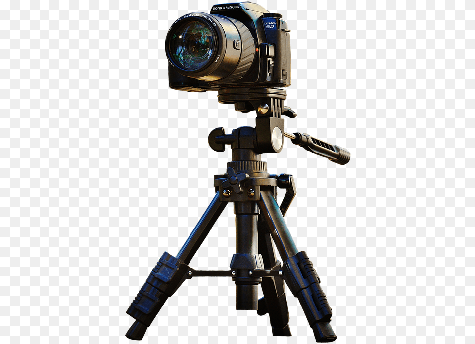 Camera Et Tripod, Electronics, Video Camera, Gun, Weapon Png