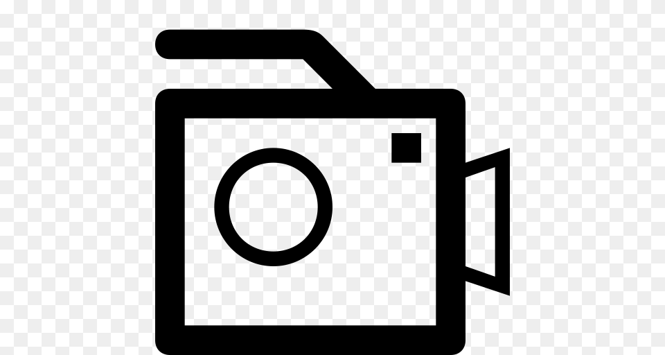 Camera Film Film Camera Multimedia Technology Video Camera Icon, Gray Free Transparent Png