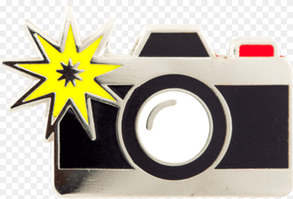 Camera Flash Pin Lapel Pin, Accessories, Electronics, Machine, Wheel Png