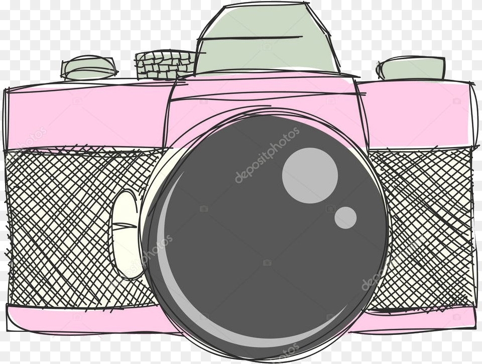 Camera Hand Drawn Clipart And Vector Files Stock Transparent Day Challenge July 2019, Electronics, Digital Camera, Car, Transportation Free Png