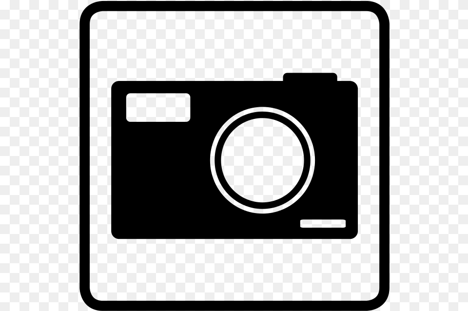 Camera Icon Creative Commons, Gray Png Image