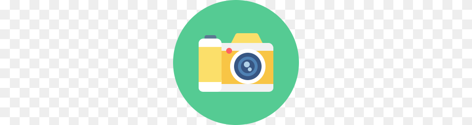 Camera Icon Flat, Digital Camera, Electronics, Disk Png