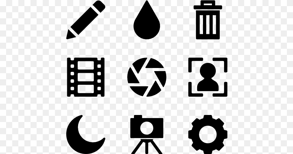 Camera Icons Photography Icons, Gray Free Png