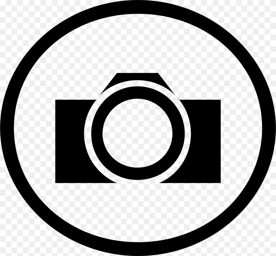 Camera Logo, Gray Png Image