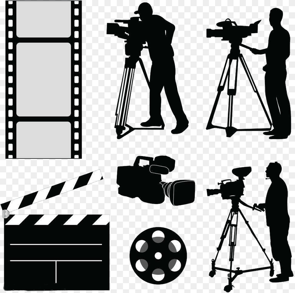 Camera Man, Tripod, Adult, Male, Person Free Transparent Png