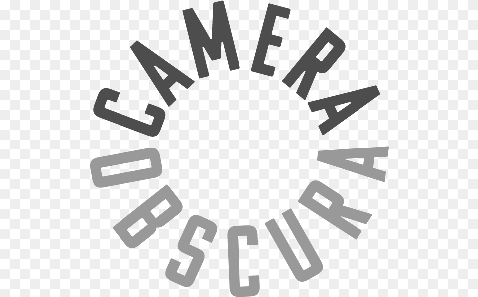 Camera Obscura Logo Negro Plata Png