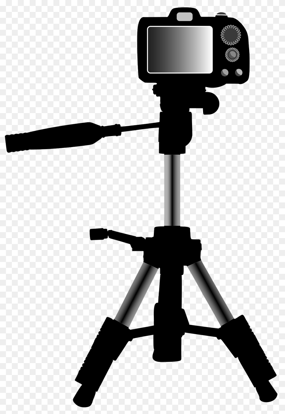 Camera On Tripod Clipart Png