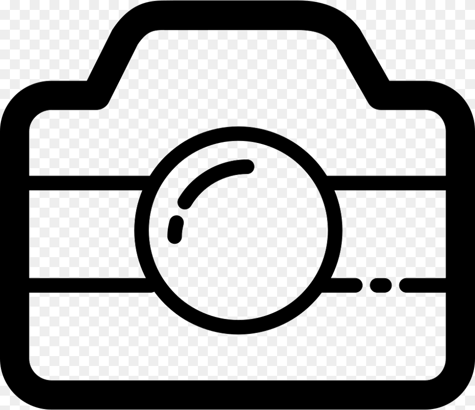 Camera Outline Clip Art Black And White Loadtve, Stencil, Device, Grass, Lawn Free Transparent Png