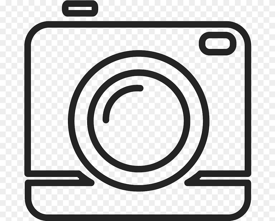 Camera Outline Rubber Stamp Camera Outline, Electronics, Digital Camera Free Png Download