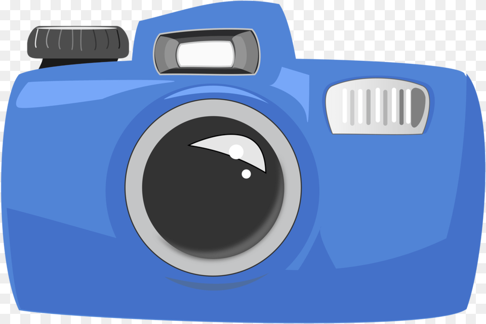 Camera Photographer Digital Lens Flash Film Coloured Cartoon Camera, Digital Camera, Electronics, Video Camera Png Image
