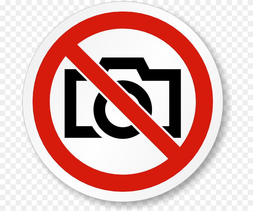 Camera Sign Clipart Mobile Photography Is Not Allowed Here, Symbol, Road Sign Free Transparent Png