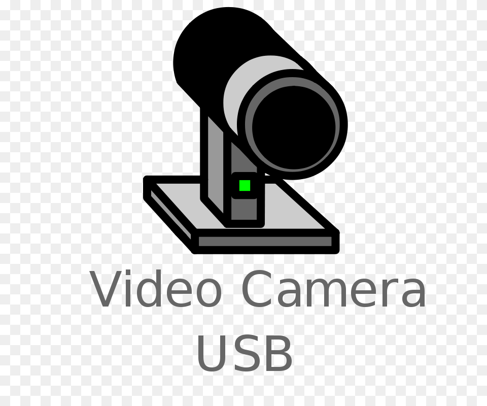 Camera Usb Labelled, Electronics, Webcam Free Png Download